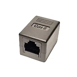 Mellemled 2Xrj45 Jack Kat6 Sort 127088 - Kun denne uge
